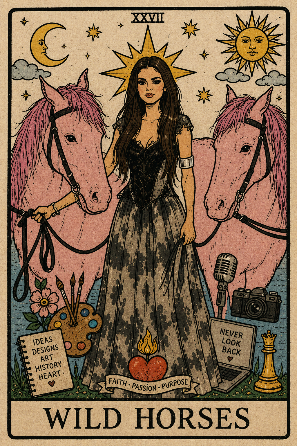 Wild horses Selena