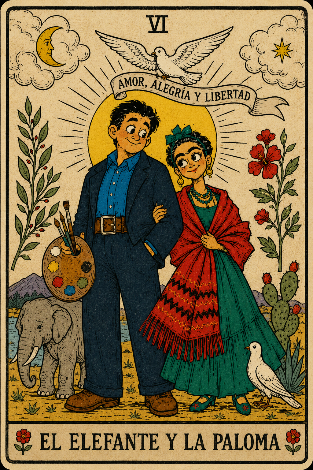 El Elefante Y La Paloma