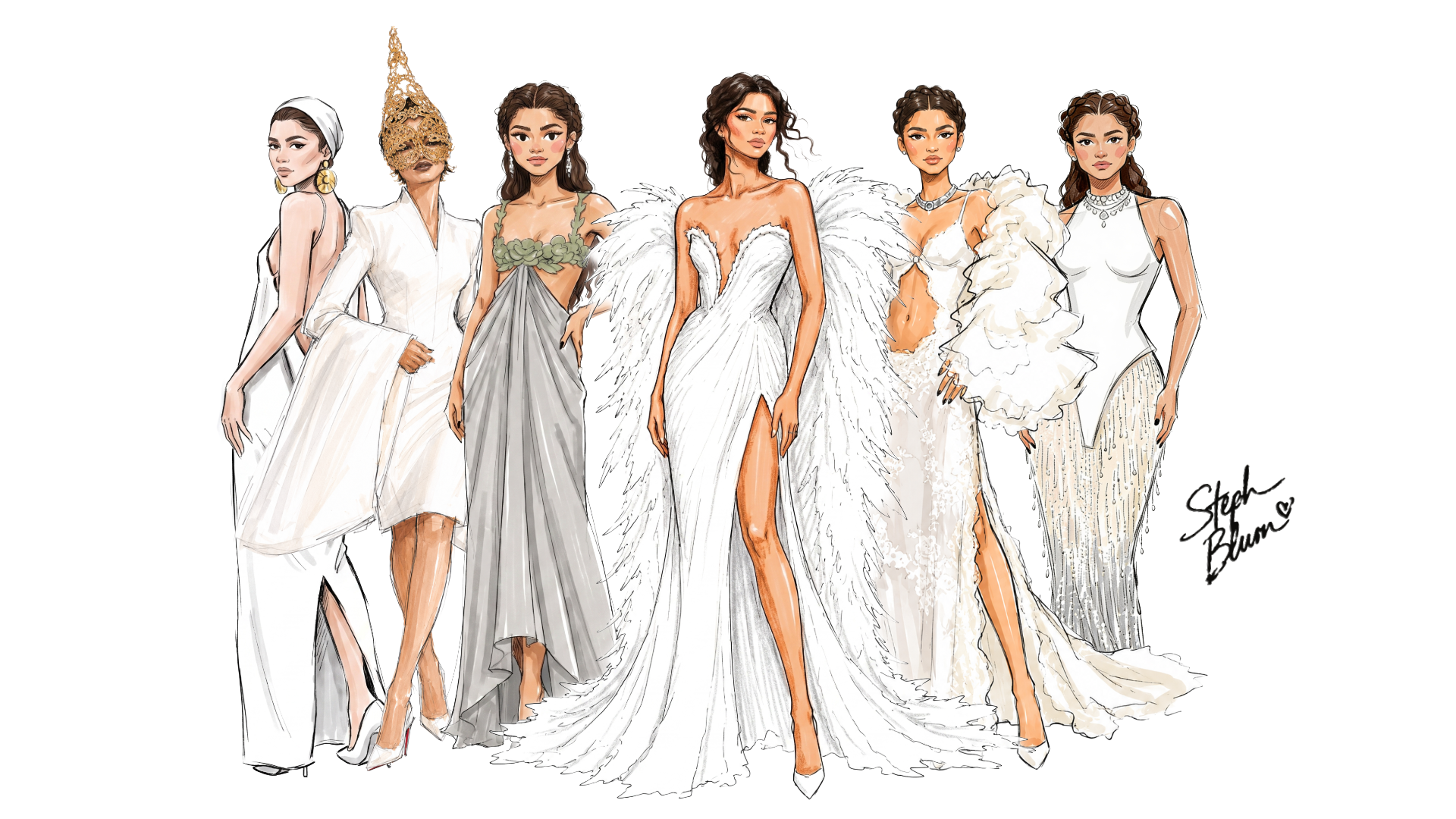 Fallen angel Zendaya